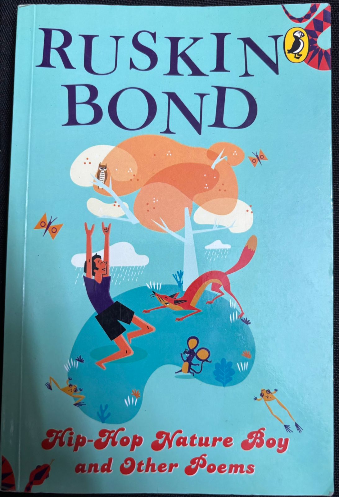 Hip-Hop Nature Boy and Other Poems by Ruskin Bond – Children’s Poetry Book (Used Book) 1 Hip-Hop Nature Boy and Other Poems - Front